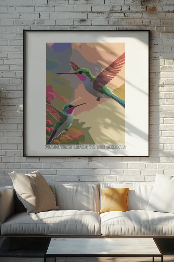 Estampado Colibríes