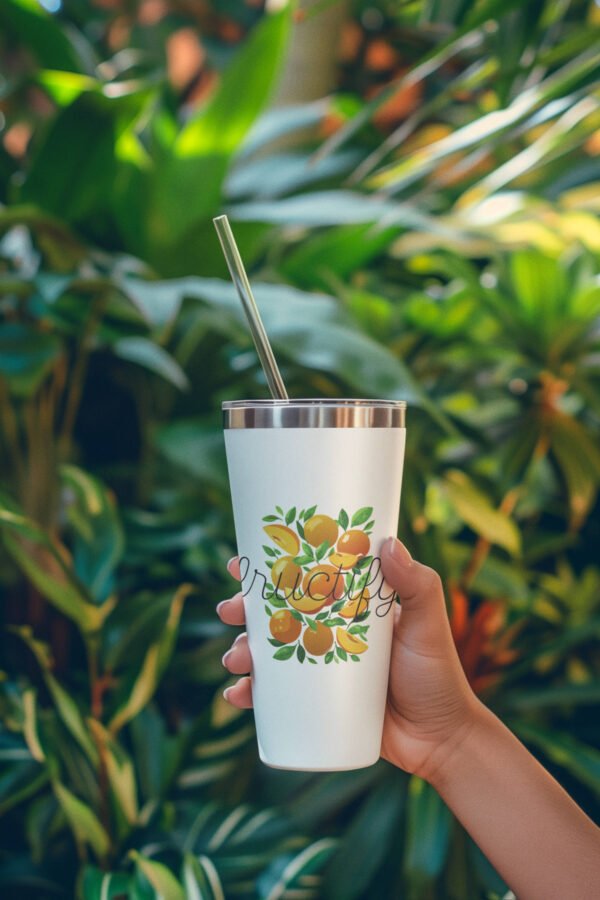 Estampado Frutas Texto