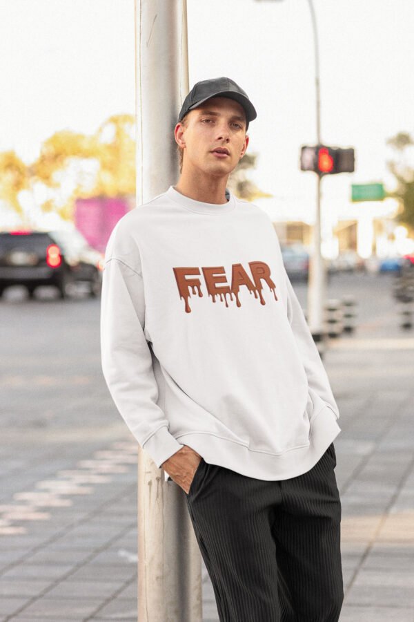 Estampado Texto Fear